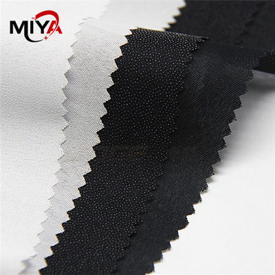 Water Jet Loom Woven Fusing Interlining Untuk Garment