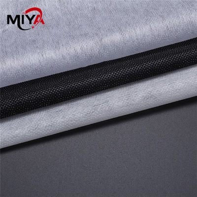100% poliester tahan lama Non Woven Interlining Untuk Lining Garment